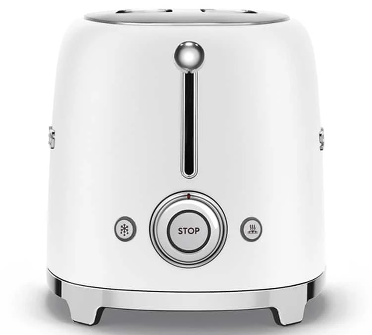 Grille-pain SMEG TSF01WHMEU 2 Tranches Blanc Mat – Image 3