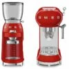 Set Petit-Déjeuner Machine Expresso ECF01RDEU Et Moulin à Café CGF01RDEU Rouge - SMEG