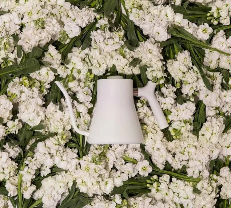 Bouilloire Traditionnelle Stagg Blanc 1 L Col De Cygne - FELLOW – Image 2