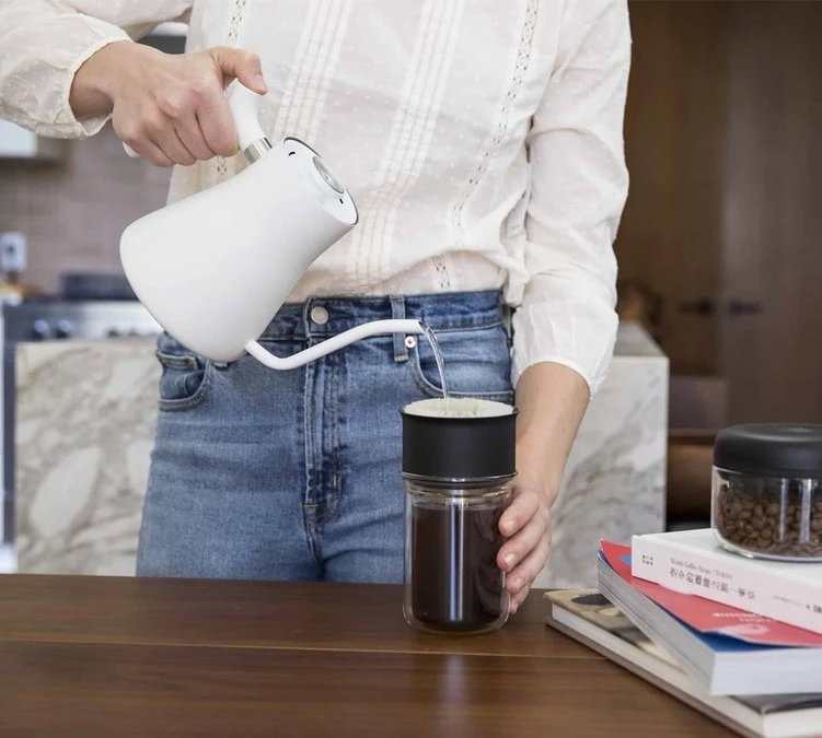 Bouilloire Traditionnelle Stagg Blanc 1 L Col De Cygne - FELLOW – Image 4