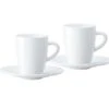Tasses - JURA - Tasses + Sous Tasses Espresso 8cl X2