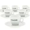 6 Tasses Expresso Et Sous-tasses Porcelaine MaxiCoffee - 8 Cl