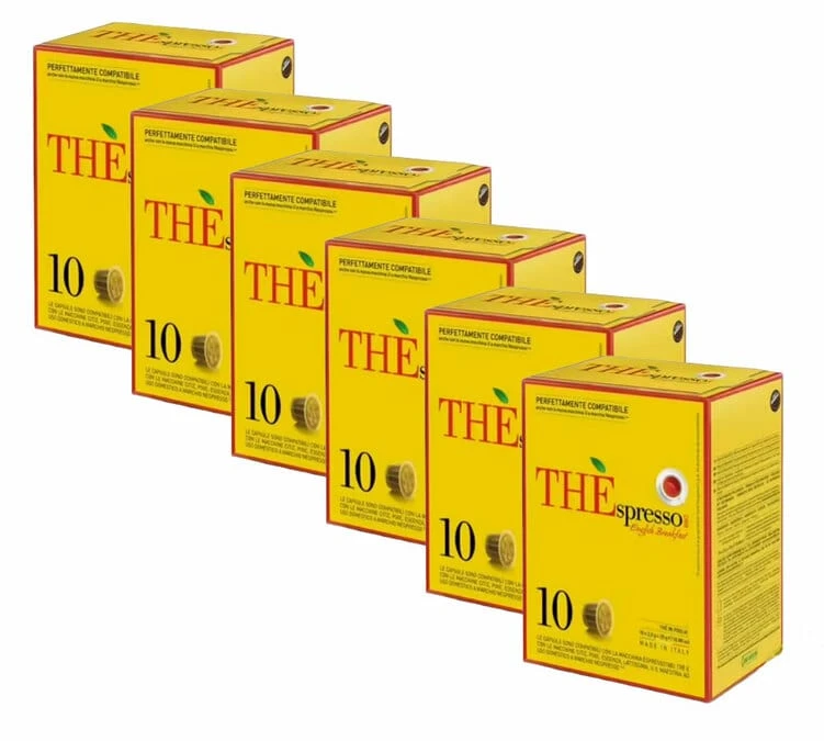 Caffè Vergnano 60 Capsules De Thé English Breakfast - Compatibles Nespresso® - CAFFE VERGNANO